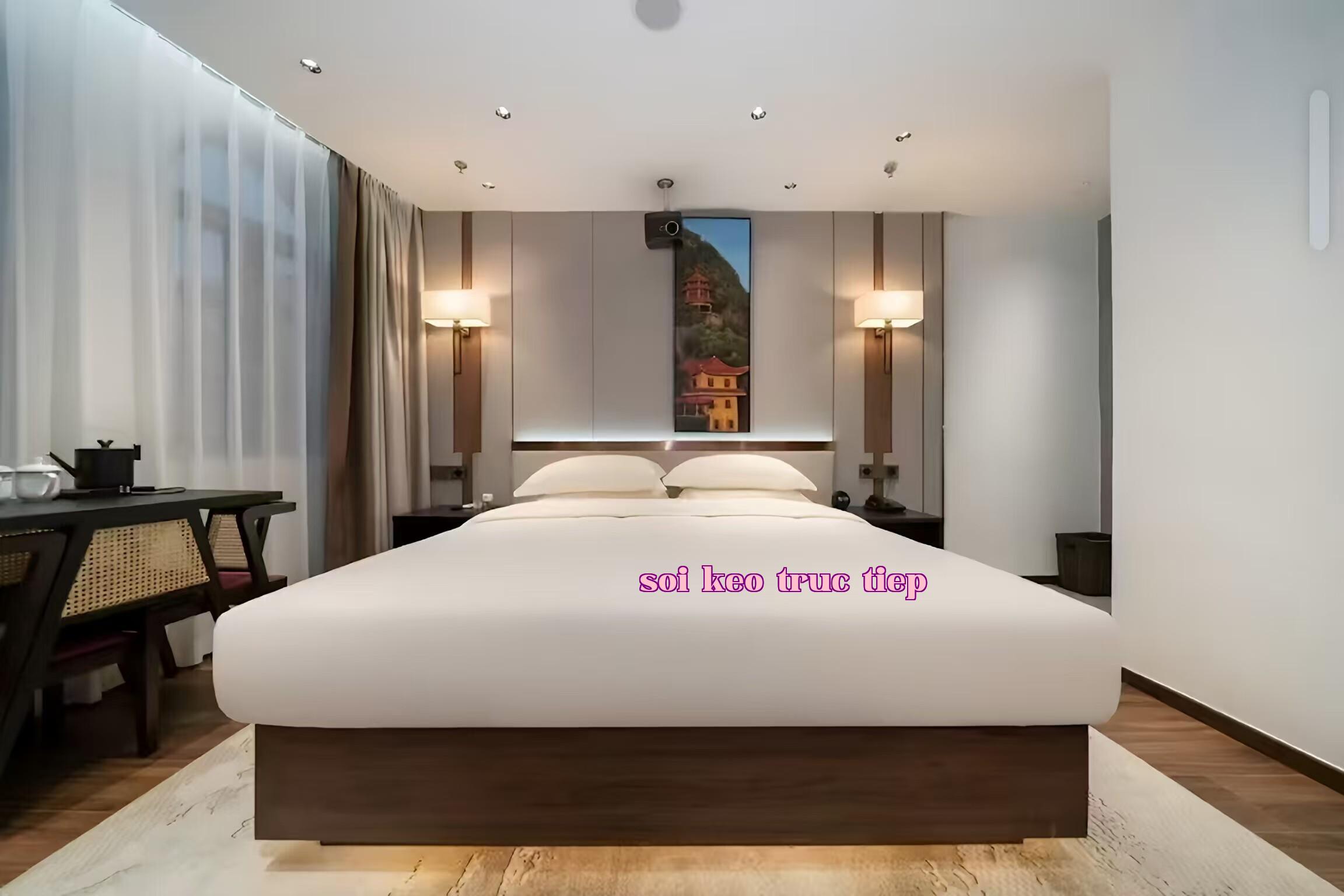 Phòng giường lớn nông trại trên biển